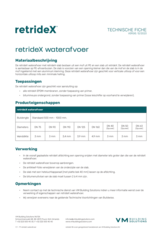 Retridex waterafvoer - TF